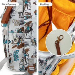 Wrangler Waterproof Diaper Backpack – Large Travel & School Bag