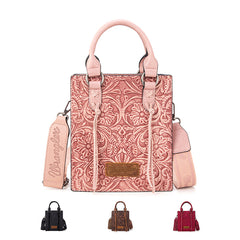 Wrangler Floral Tooling Crossbody Bag – Western Cowgirl Style