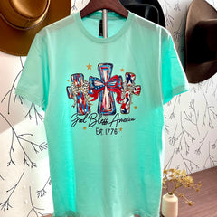 Western Style T-shirt, Cotton Comfort Shirt