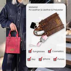 Wrangler Floral Tooling Crossbody Bag – Western Cowgirl Style