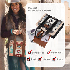 Wrangler Fluffy Sherpa  Crossbody Tote Bags