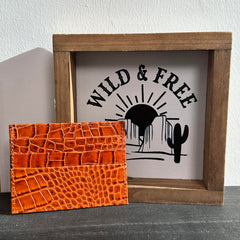 Western Style - Handmade Wallet, Delicate Design