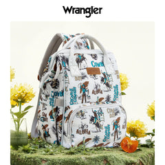 Wrangler Waterproof Diaper Backpack – Large Travel & School Bag
