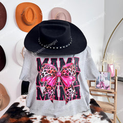 Style T-shirt, Cotton Comfort Shirt, Mama Bowknot