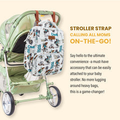 Wrangler Waterproof Diaper Backpack – Large Travel & School Bag