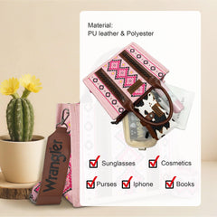 Wrangler Southwestern Tote Crossbody Bag – Stylish & Spacious Western Purse