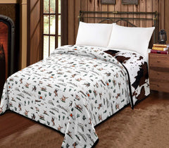 Luxury Soft print blanket Reversible Soft Throw for Couch Bed or Chair Home Decor Blanket