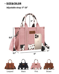 Wrangler Vintage Zipper Crossbody Tote Bags