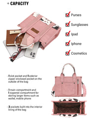 Wrangler Vintage Zipper Crossbody Tote Bags