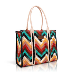 Wrangler Southwestern Pattern Print Tote Bags