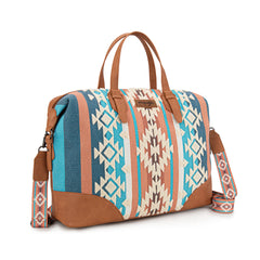 Wrangler Western Style Foldable Travel Duffle Bag, Overnight Bag for Beach Swim, Sports Gym Bag