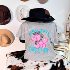 Western Style T-shirt, Western Style Letter T-shirt, Cotton Comfort Shirt, Don't Get It Twisted