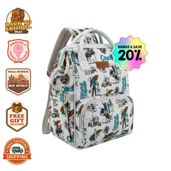 Wrangler Waterproof Diaper Backpack – Large Travel & School Bag