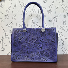 Western Delicate Handmade Bag, Genuine leather Purse