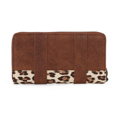 Wrangler Leopard Print Wallet -Leopard-Brown