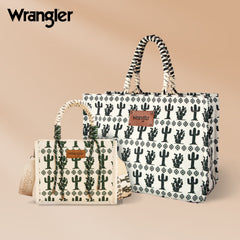 Wrangler Weekender Wide Tote + Crossbody Tote Bundle – Western Bag Set