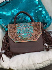 Western Delicate Handmade Bag, Genuine leather Purse
