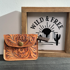 Western Style - Handmade Wallet, Delicate Design