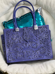 Western Delicate Handmade Bag, Genuine leather Purse