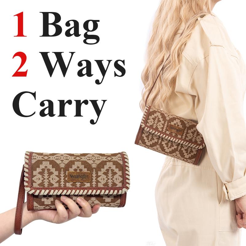 Wrangler Canvas Business Card Holder Clutch Purses Wallet