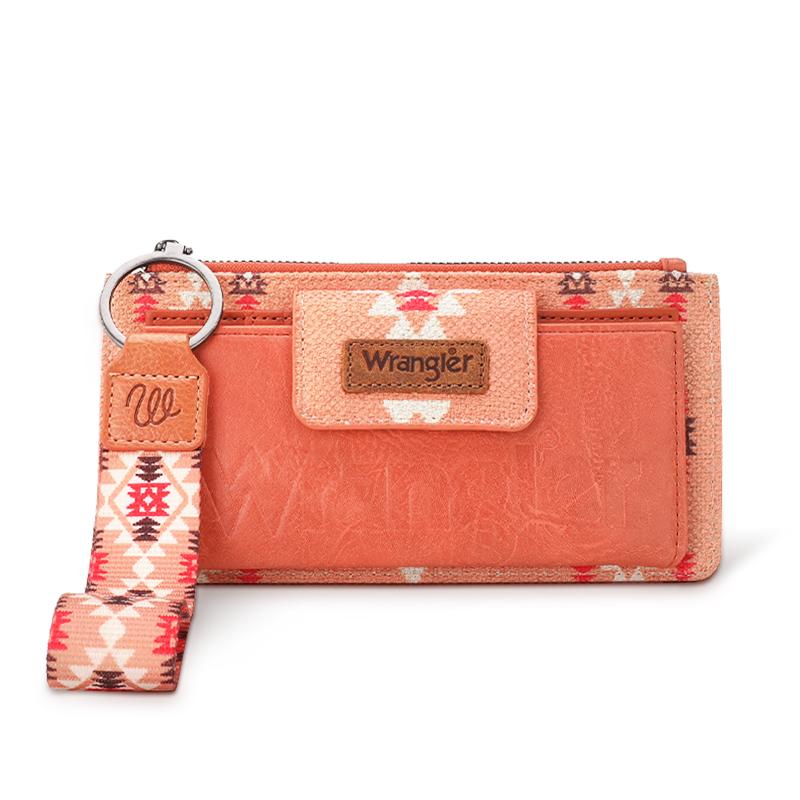 Wrangler Canvas Business Card Holder Clutch Purses Wallet