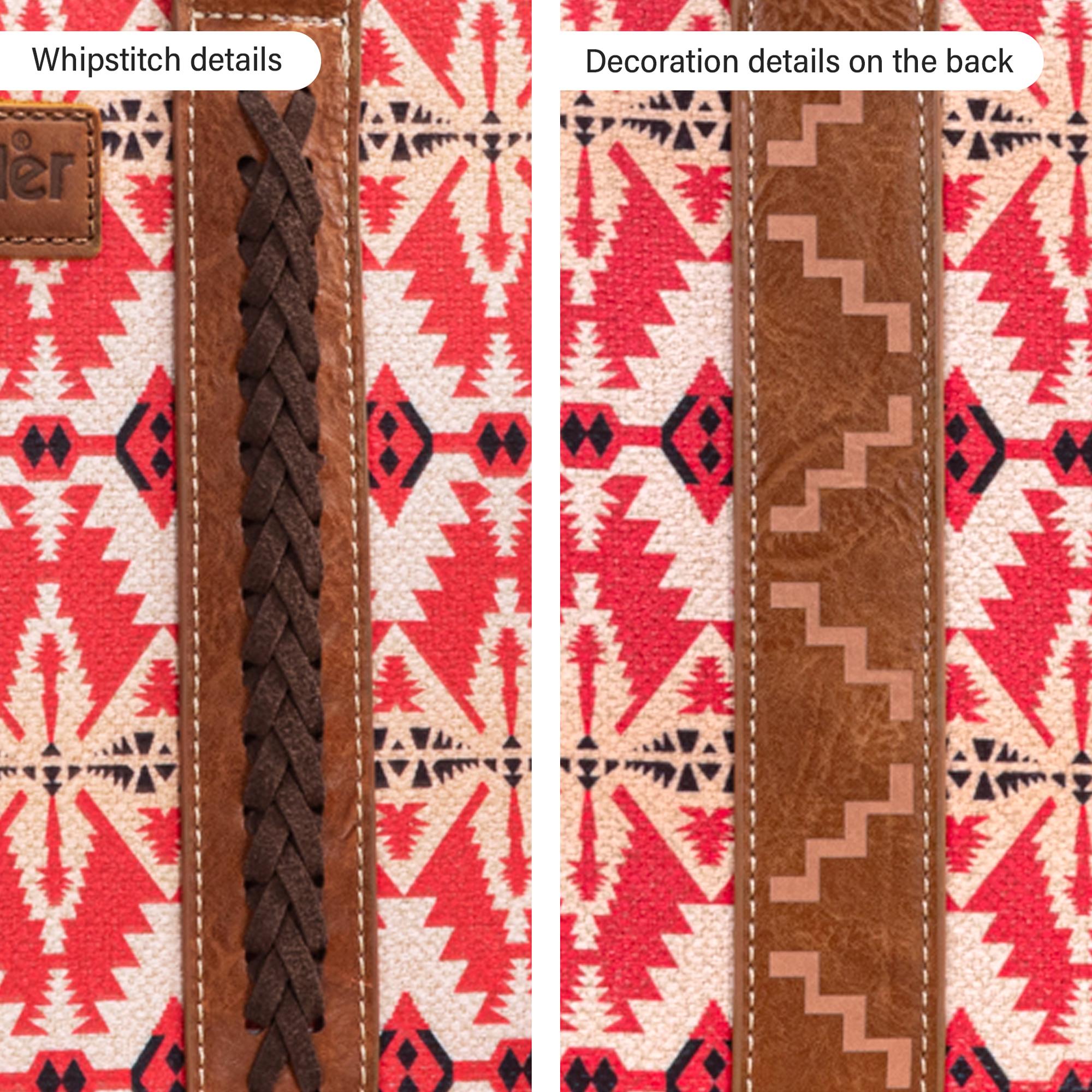 Wrangler Western Pattern Shoulder Crossbody Tote bags