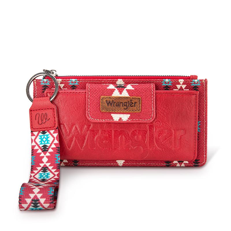 Wrangler Canvas Business Card Holder Clutch Purses Wallet