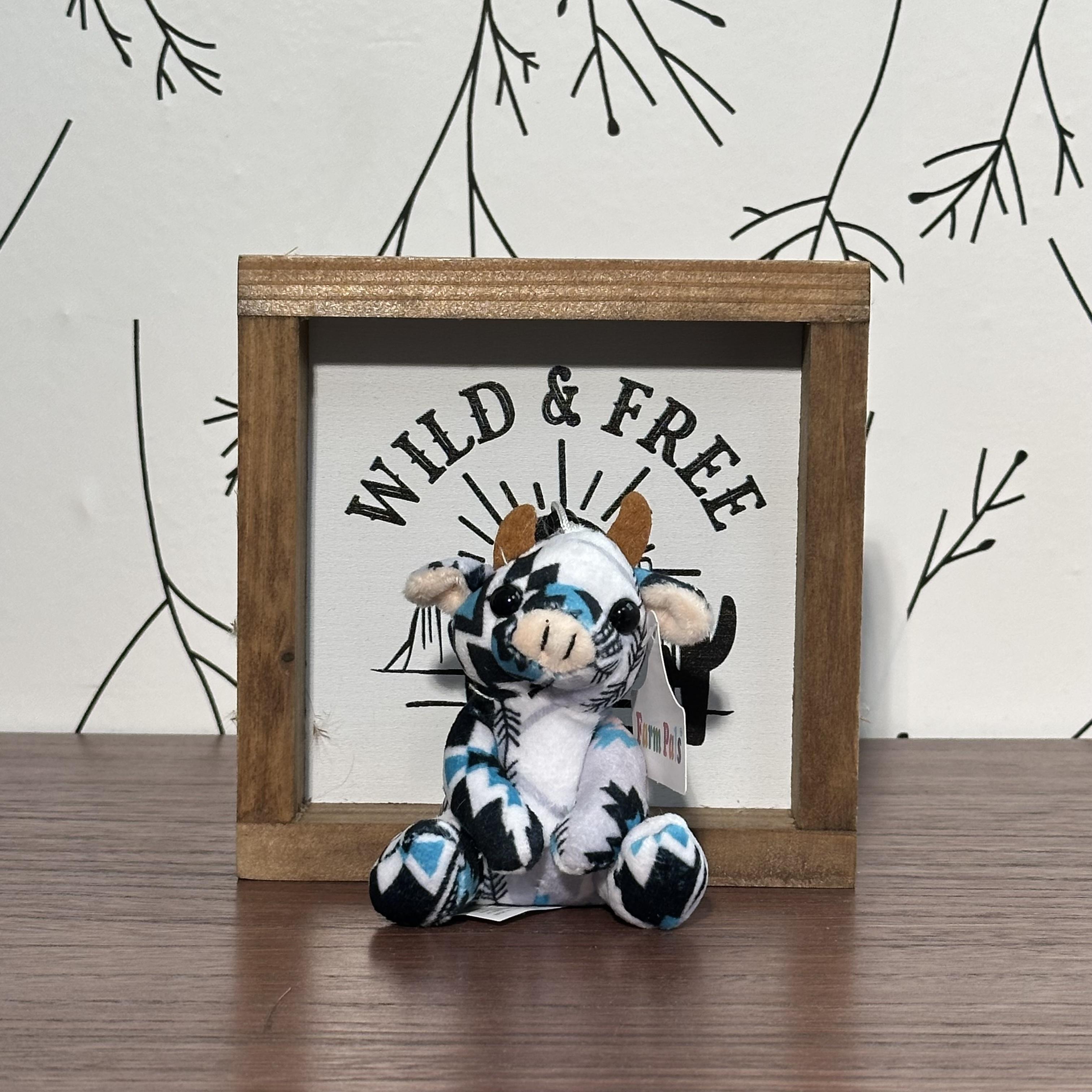 Random Cute bag charm, Cow Toy, Suitable for Home Decoration