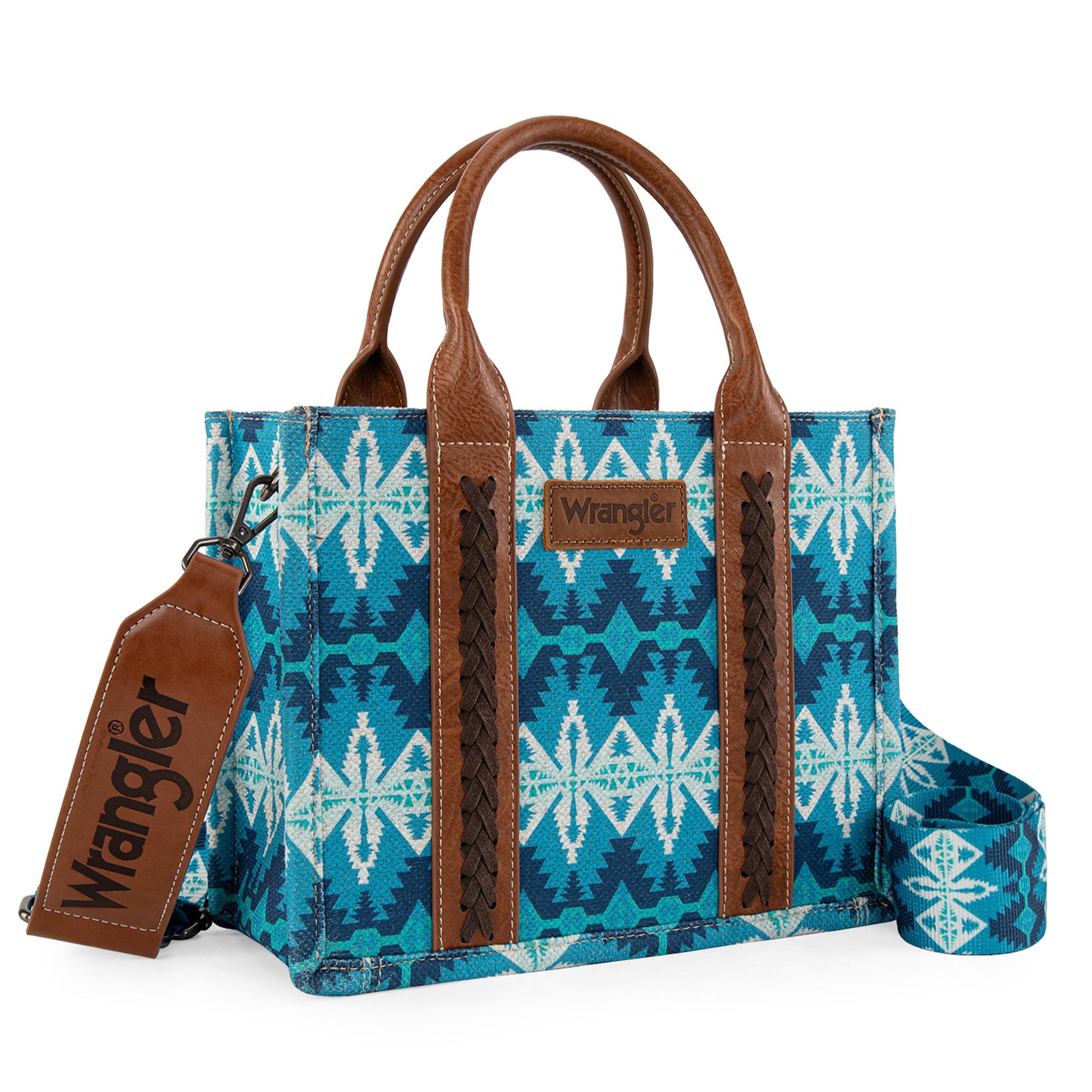 Wrangler Western Pattern Shoulder Crossbody Tote bags