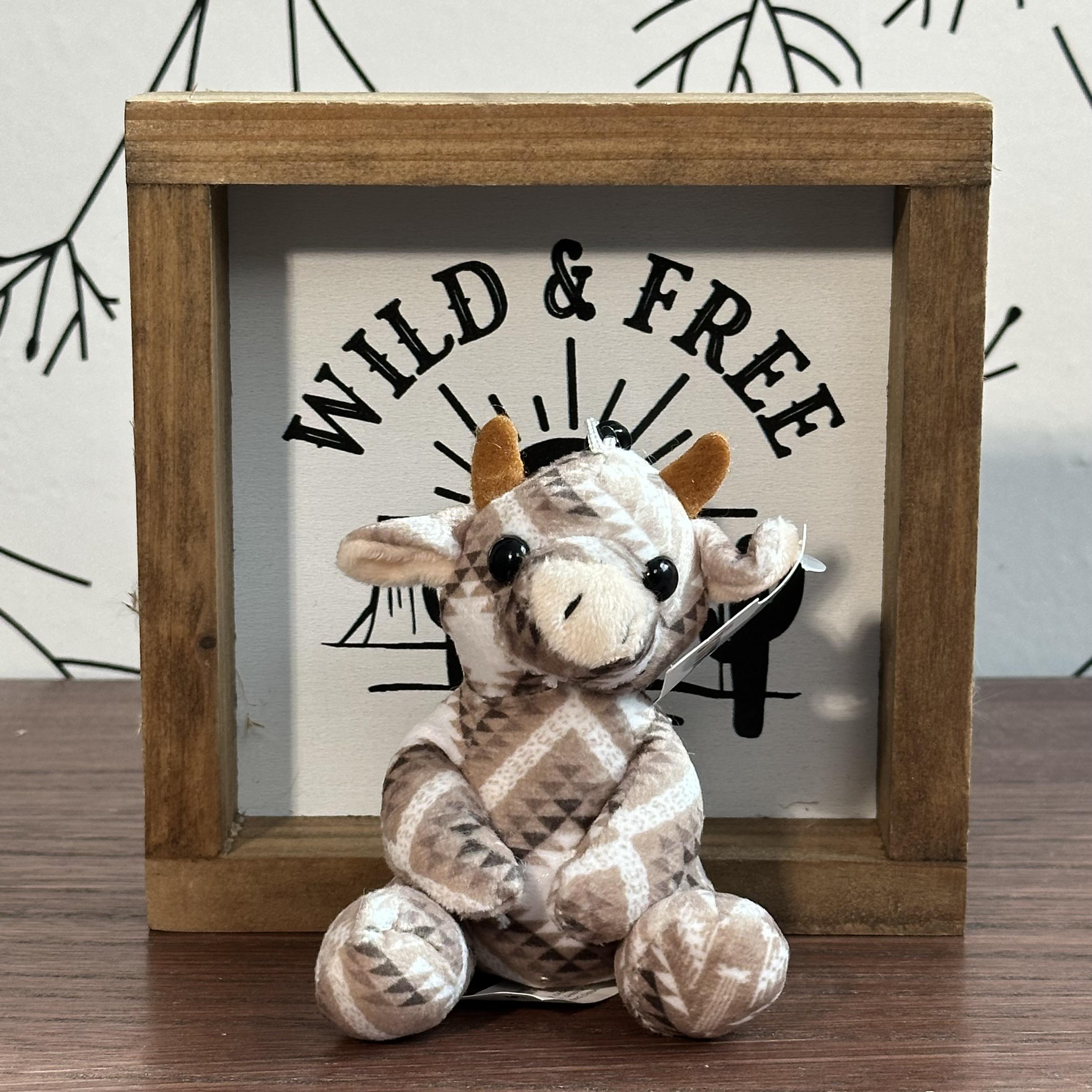 Random Cute bag charm, Cow Toy, Suitable for Home Decoration