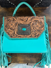 Tooled purse