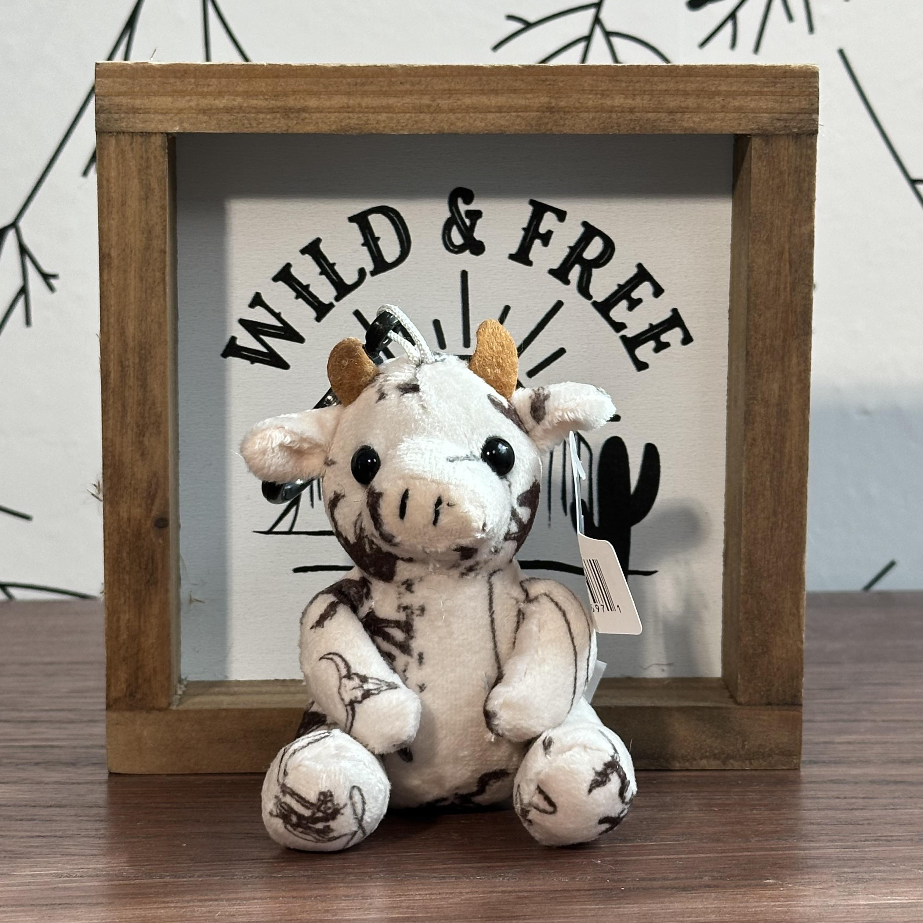 Random Cute bag charm, Cow Toy, Suitable for Home Decoration