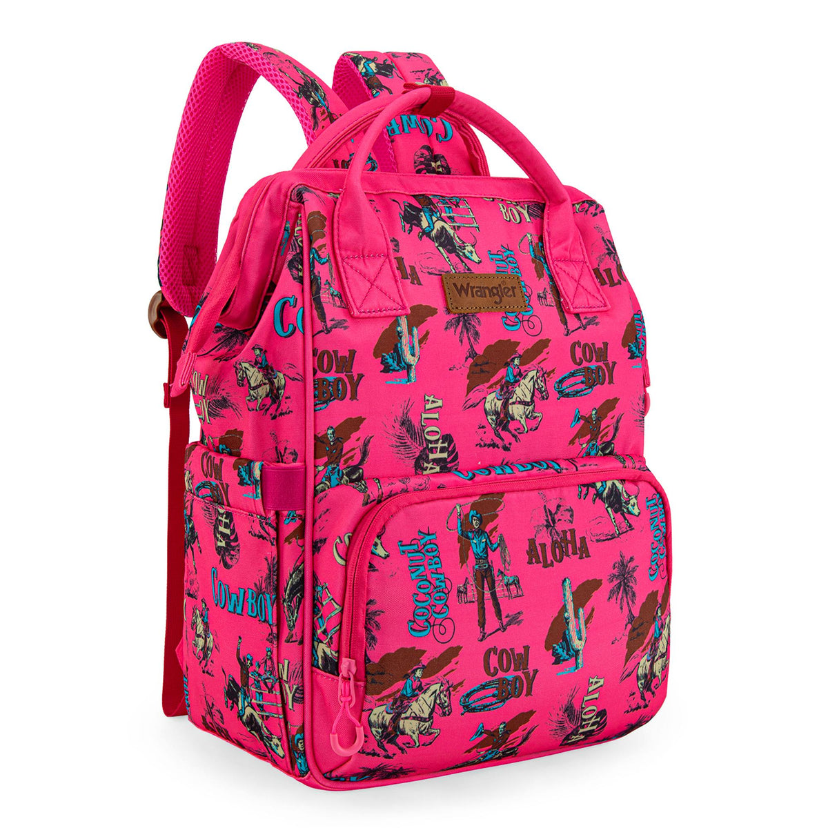 Wrangler Waterproof Diaper Backpack – Dark Pink