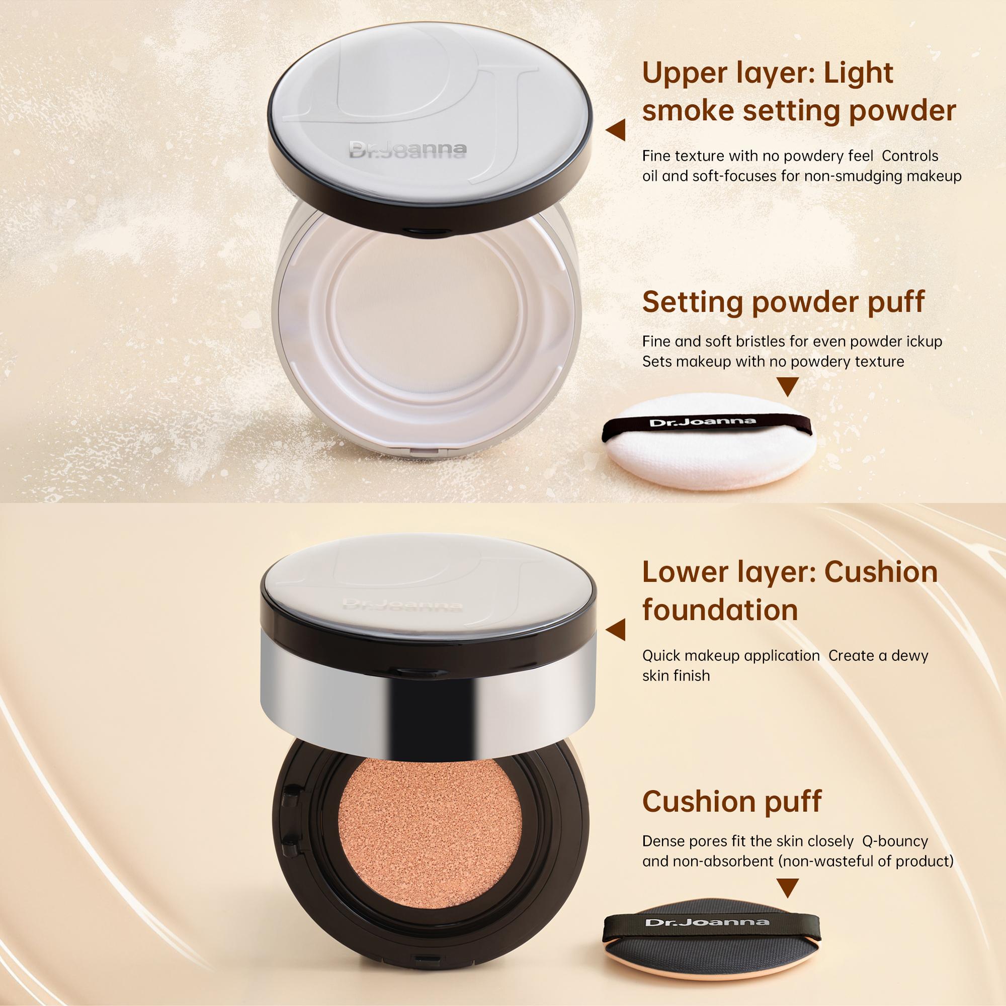 Dr. Joanna Astaxanthin Flaxseed Nourishing Moisturizing Double Layer Air Cushion CC Cream