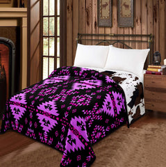 Luxury Soft print blanket Reversible, Soft Throw for Couch Bed or Chair Home Decor Blanket