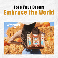 Wrangler Fluffy Sherpa  Crossbody Tote Bags