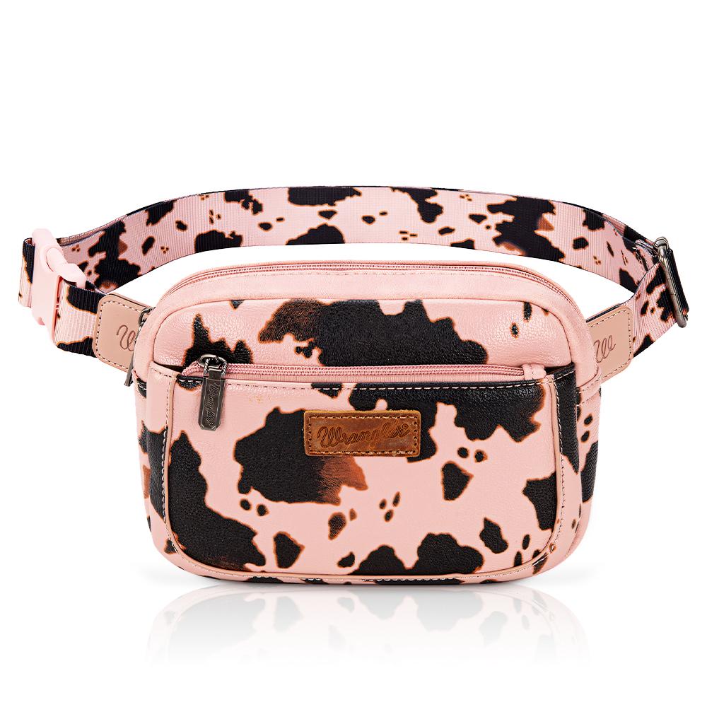 Wrangler Moo Moo Cow Print  Crossbody Bags