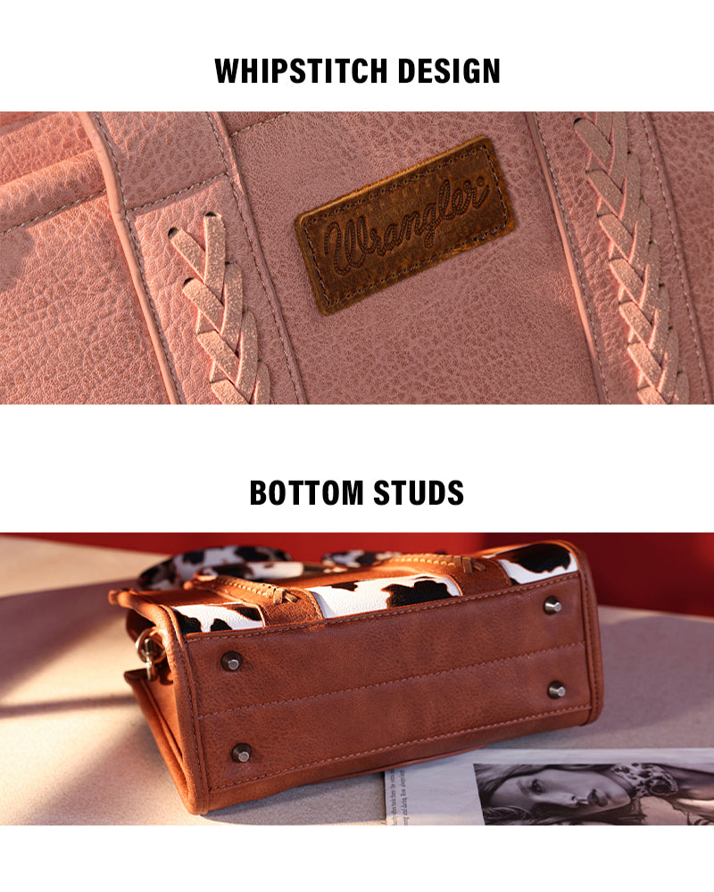 Wrangler Vintage Zipper Crossbody Tote Bags