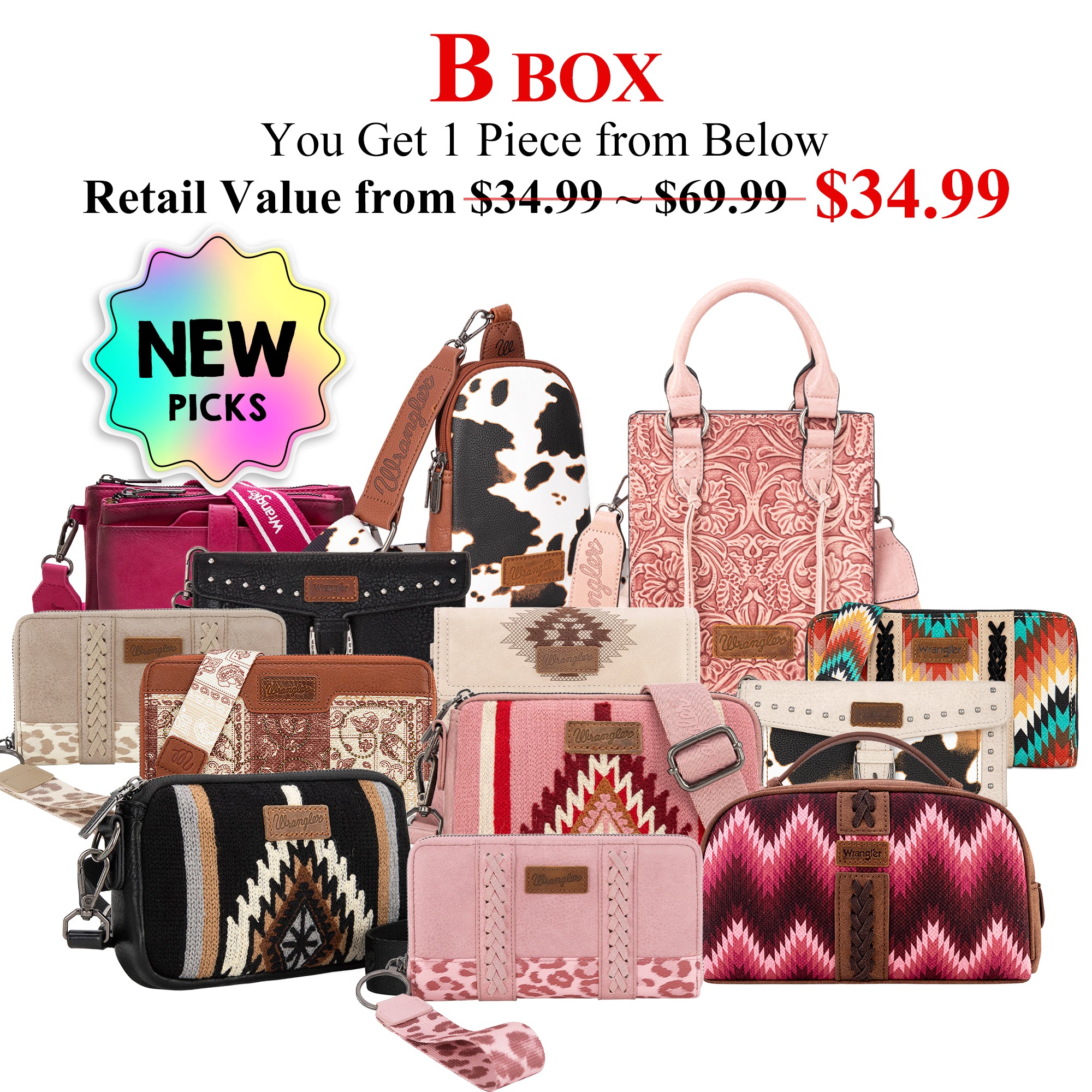 Wrangler Purse Mystery Bags - Fall Sale Mystery Box