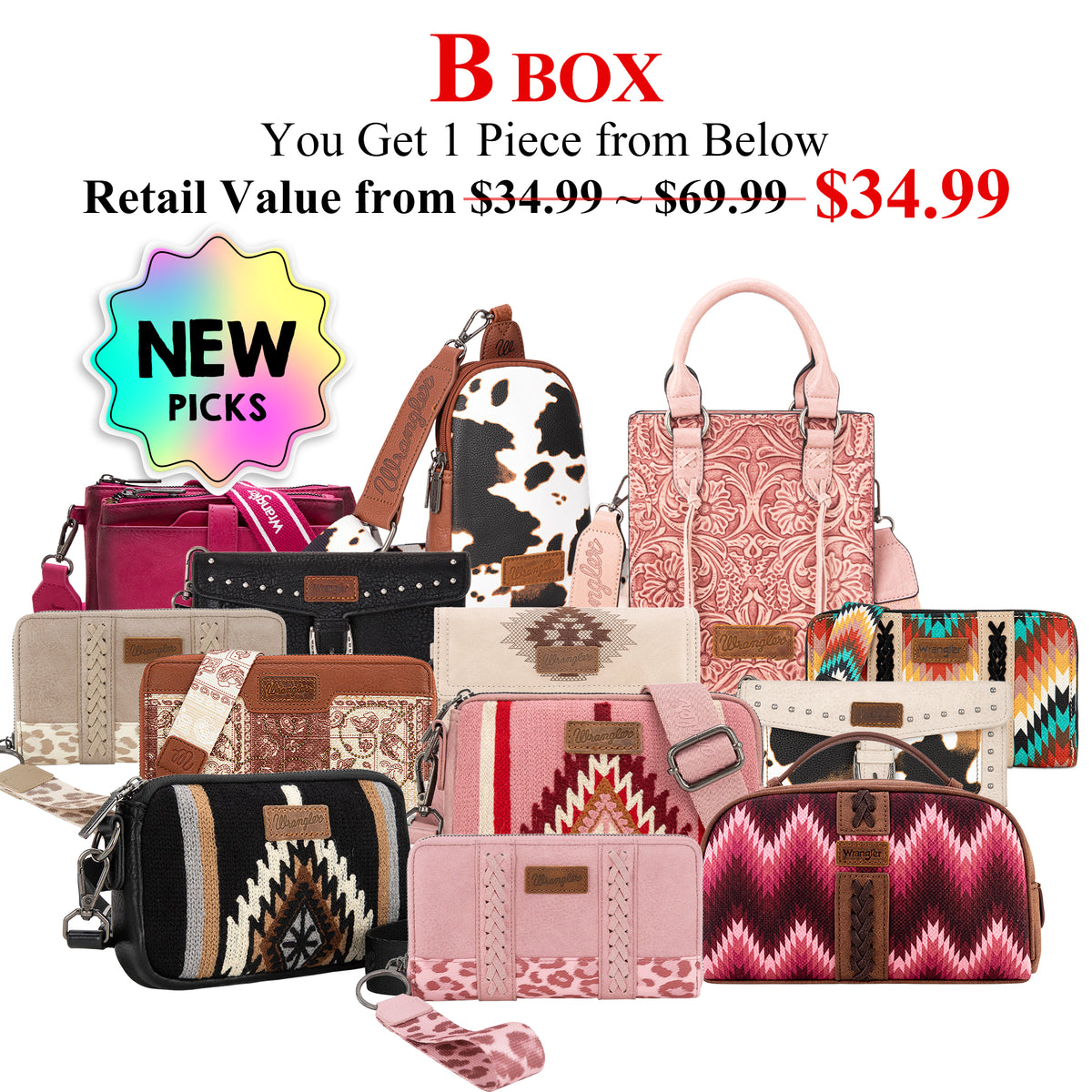 Wrangler Purse Mystery Bags - Fall Sale Mystery Box