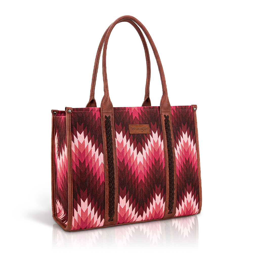 Wrangler Southwestern Pattern Print Tote Bags