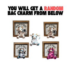 Random Cute bag charm, Cow Toy, Suitable for Home Decoration
