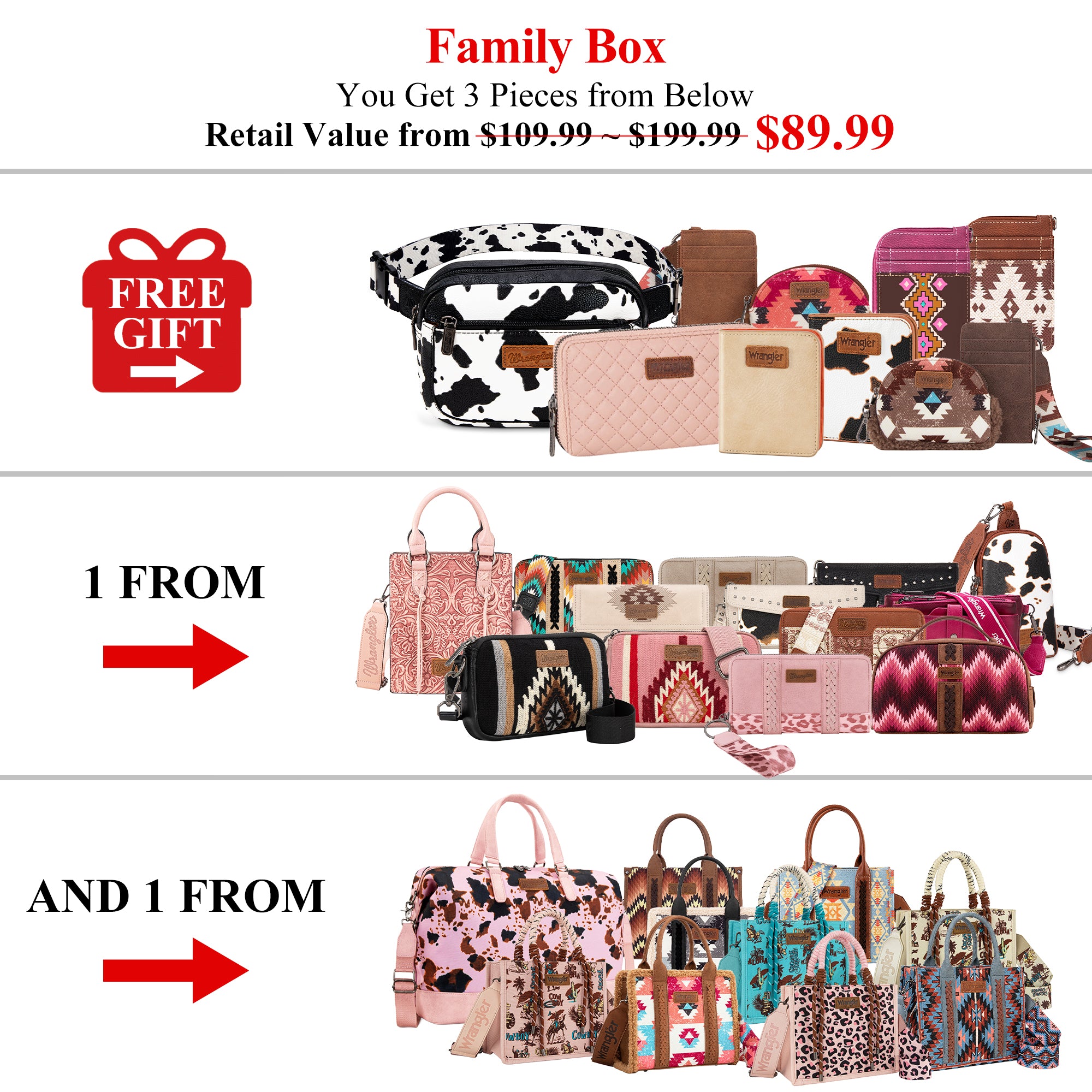 Wrangler Purse Mystery Bags - Fall Sale Mystery Box