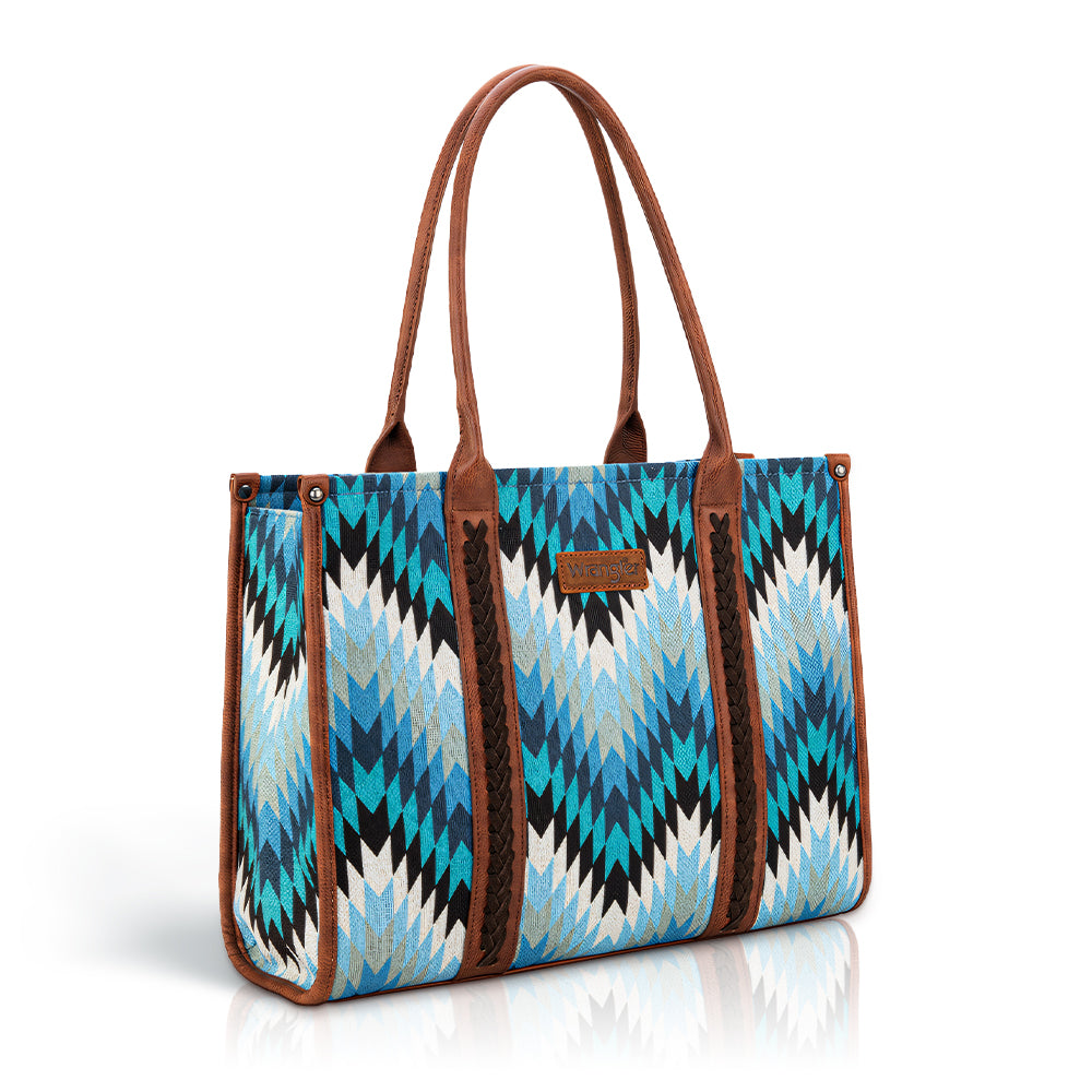 Wrangler Southwestern Pattern Print Tote Bags