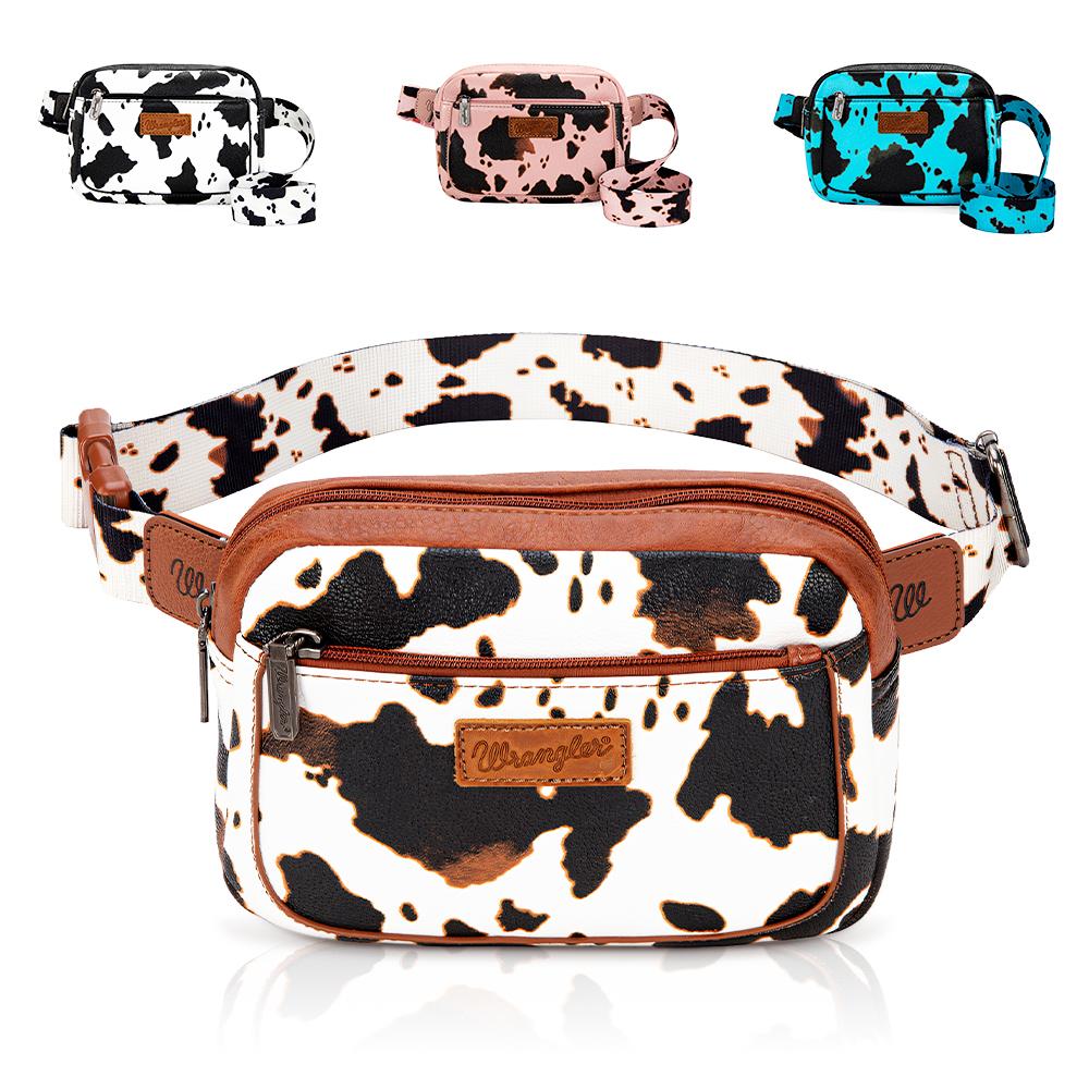 Wrangler Moo Moo Cow Print  Crossbody Bags