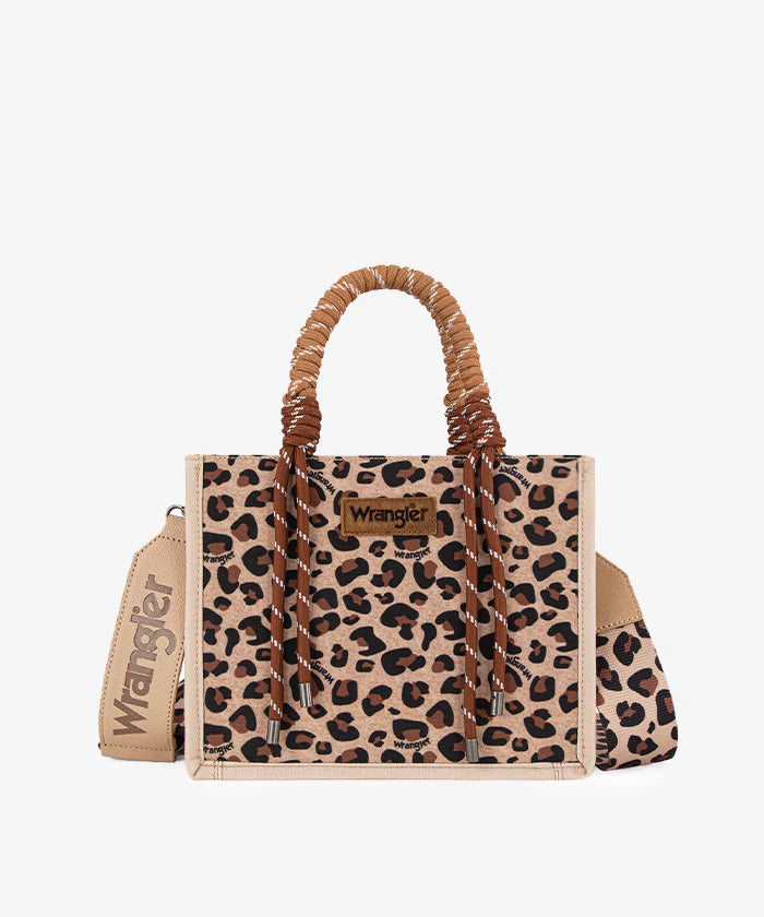 Wrangler Southwestern Print Rope Crossbody Tote
