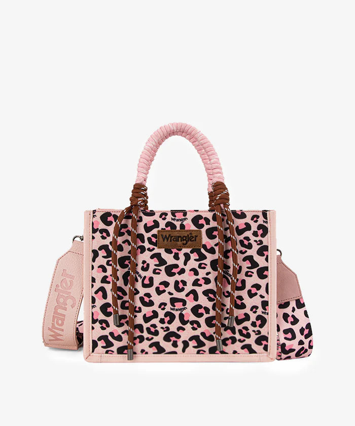 Wrangler Southwestern Print Rope Crossbody Tote