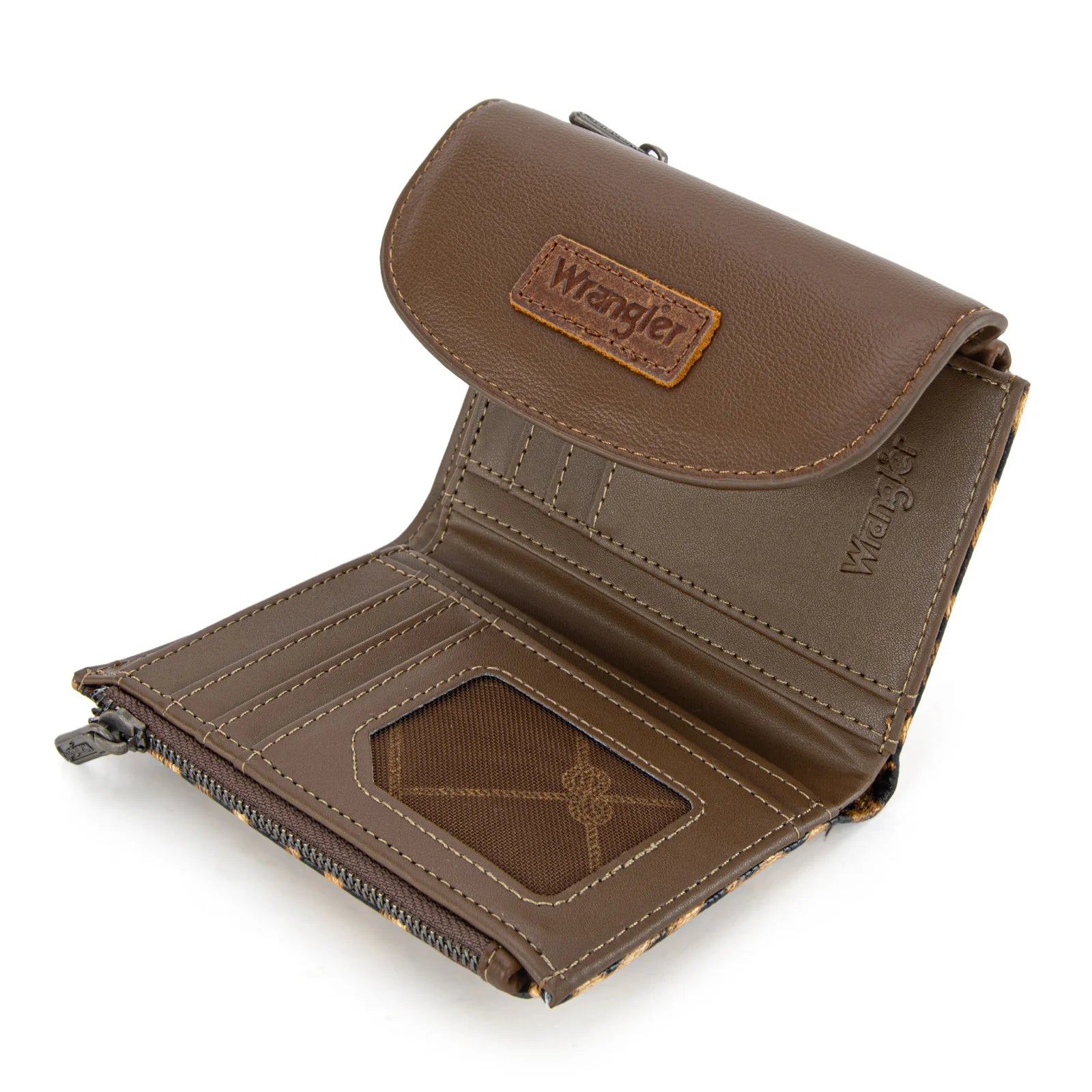 Wrangler Tri-Fold Wallet -Leopard
