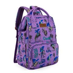 Wrangler Waterproof Diaper Backpack - Purple