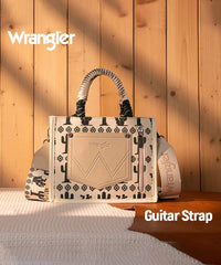 Wrangler Southwestern Print Rope Crossbody Tote